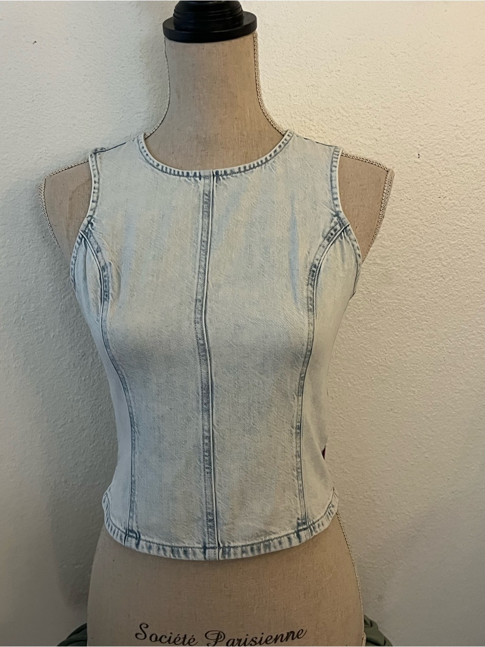LEVIS Light Wash Denim Sleeveless Tank Top